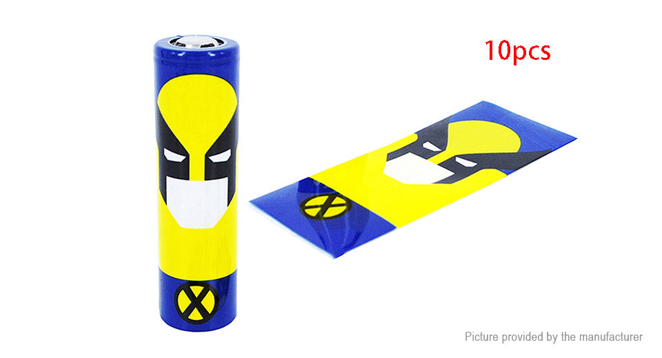 18650 battery wrap character 18650 battery wrap character