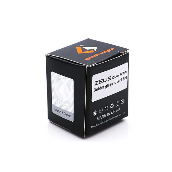 geekvape zeus replacement glass tube 5.5ml geekvape zeus replacement glass tube 5.5ml